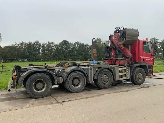 2009 ginaf x4243ts met 30 ton hyvalift haakarm en hmf 1643 z2 autolaadkraan bv-zv-63 - afbeelding 5 van  57