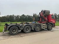2009 ginaf x4243ts met 30 ton hyvalift haakarm en hmf 1643 z2 autolaadkraan bv-zv-63 - afbeelding 5 van  57
