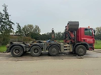 2009 ginaf x4243ts met 30 ton hyvalift haakarm en hmf 1643 z2 autolaadkraan bv-zv-63 - afbeelding 9 van  57