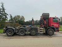 2009 ginaf x4243ts met 30 ton hyvalift haakarm en hmf 1643 z2 autolaadkraan bv-zv-63 - afbeelding 34 van  57
