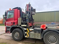 2009 ginaf x4243ts met 30 ton hyvalift haakarm en hmf 1643 z2 autolaadkraan bv-zv-63 - afbeelding 50 van  57