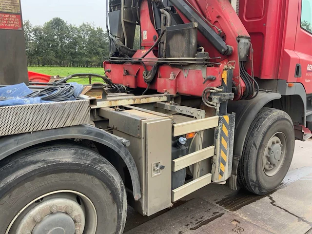 2009 ginaf x4243ts met 30 ton hyvalift haakarm en hmf 1643 z2 autolaadkraan bv-zv-63 - afbeelding 53 van  57