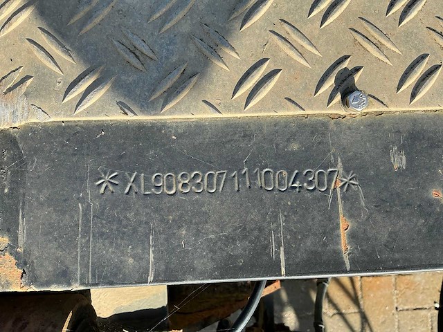 2009 gs meppel aic-2800n container chassis aanhanger - afbeelding 46 van  50