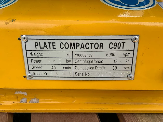 2009 hacer tc1500w trilplaat - afbeelding 4 van  12