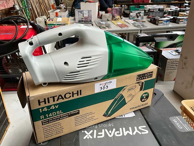 2009 hitachi r 14dsl stofzuiger (2x) - afbeelding 1 van  3