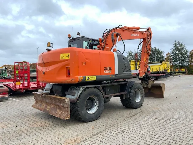 2009 hitachi zaxis 140w-3 banden graafmachine - afbeelding 23 van  45