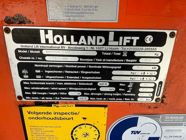 2009 holland lift n195el12 hoogwerker - afbeelding 21 van  28