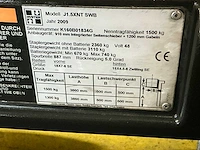 2009 hyster j1.5xnt vorkheftruck - afbeelding 8 van  16