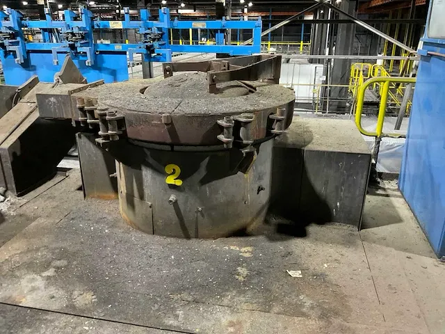 2009 inductotherm group europe 750kw pt dubbele inductie smeltende oven - afbeelding 6 van  82