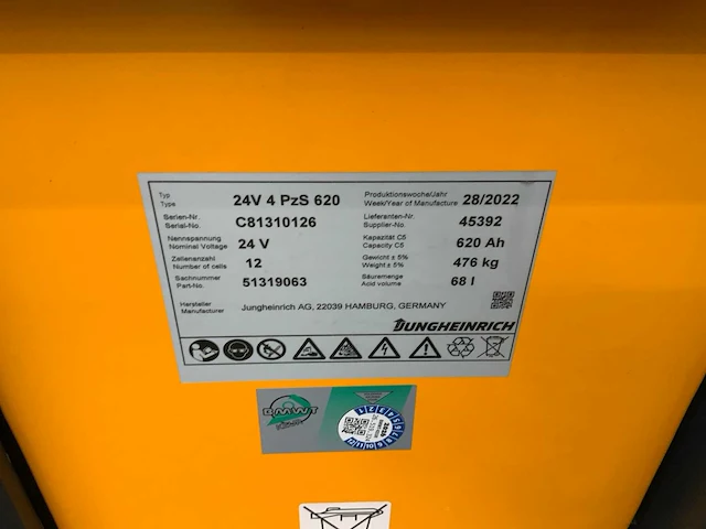 2009 jungheinrich eks110 orderpicker - afbeelding 11 van  11