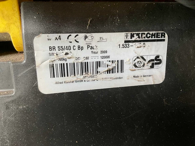 2009 kärcher professional br 55/40 c vloerreiniger - afbeelding 3 van  11