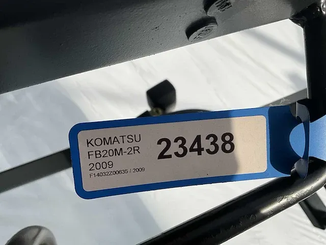 2009 komatsu fb20m-2r vorkheftruck - afbeelding 10 van  11