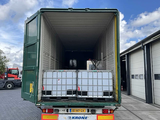2009 krone zzw-18 middenasaanhanger met afzetbak - afbeelding 16 van  29