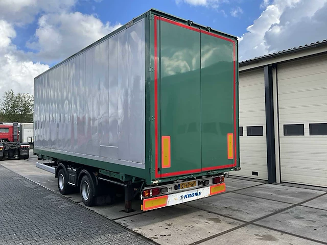 2009 krone zzw-18 middenasaanhanger met afzetbak - afbeelding 3 van  29