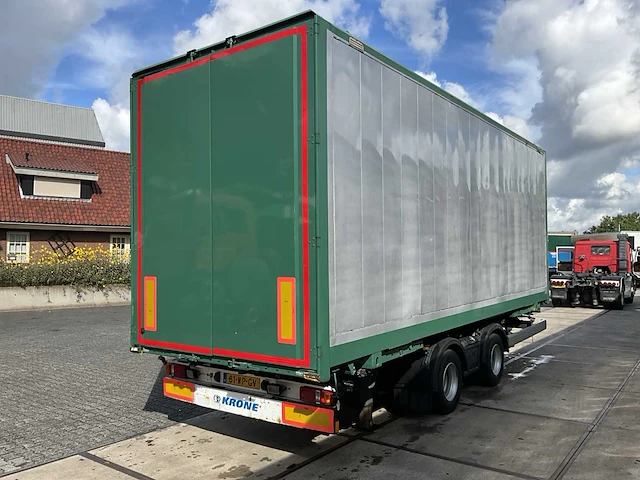 2009 krone zzw-18 middenasaanhanger met afzetbak - afbeelding 5 van  29