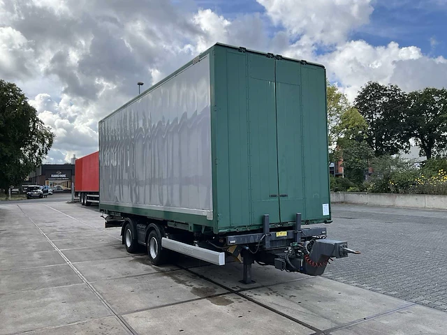 2009 krone zzw-18 middenasaanhanger met afzetbak - afbeelding 7 van  29