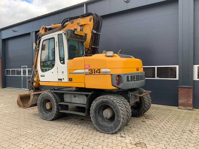 2009 liebherr a314 litronic banden graafmachine - afbeelding 45 van  53