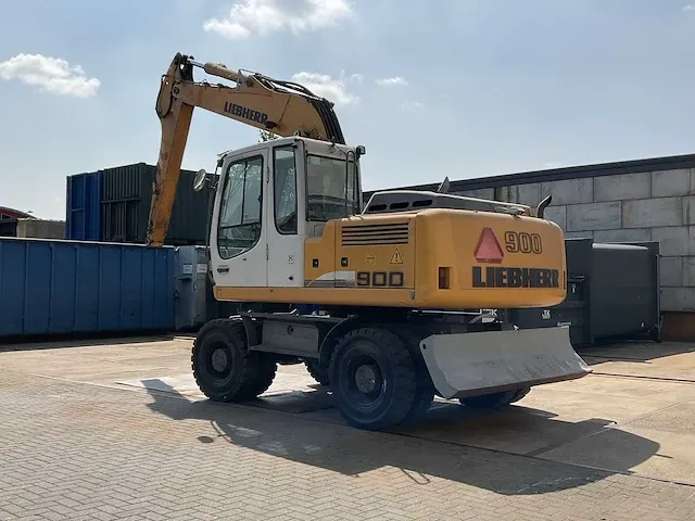 2009 liebherr a900c litronic banden graafmachine - afbeelding 12 van  27