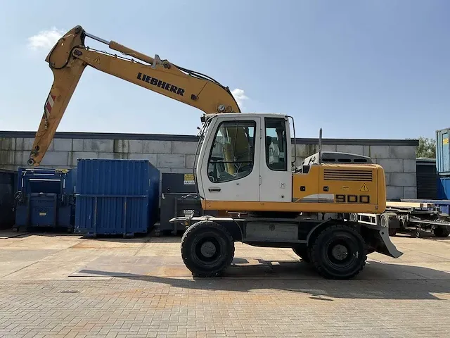 2009 liebherr a900c litronic banden graafmachine - afbeelding 24 van  27