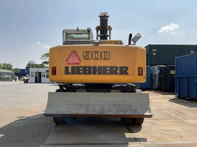 2009 liebherr a900c litronic banden graafmachine - afbeelding 25 van  27