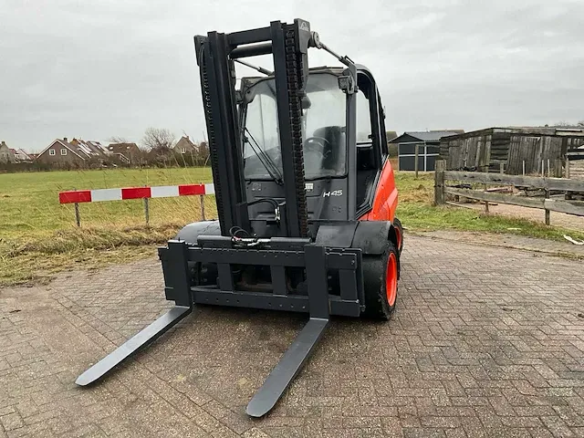 2009 linde h45d vorkheftruck - afbeelding 10 van  17