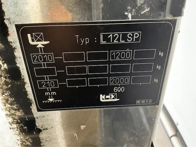 2009 linde l12sp stapelaar - afbeelding 6 van  15