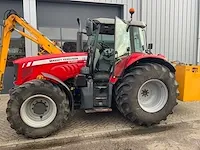 2009 massey ferguson 6480 tractor met herder mbk 518ls maaiarm - afbeelding 15 van  32