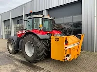 2009 massey ferguson 6480 tractor met herder mbk 518ls maaiarm - afbeelding 27 van  32