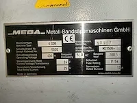 2009 meba 410dg bandzaagmachine - afbeelding 33 van  39