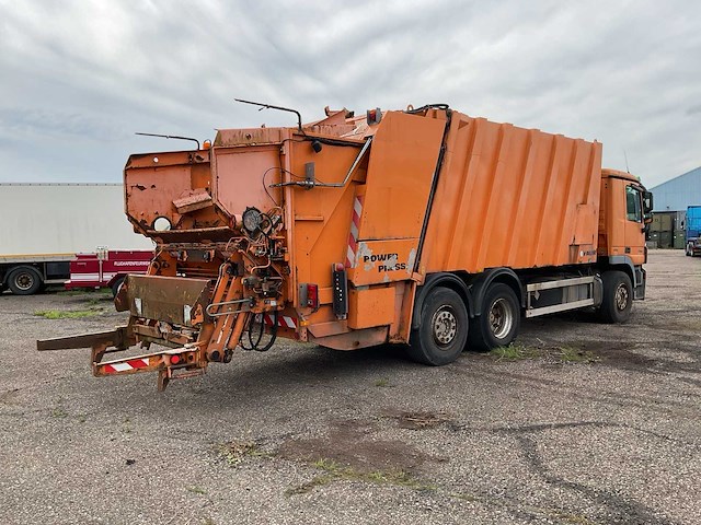 2009 mercedes-benz actros 2532 vuilnisauto - afbeelding 3 van  24