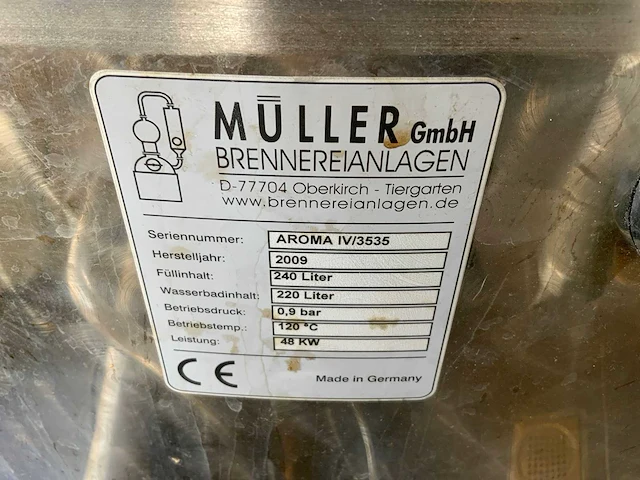 2009 müller aromat - destilleerinstallatie - afbeelding 27 van  44