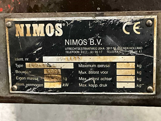 2009 nimos m-trac-205 werktuigdrager - afbeelding 15 van  23