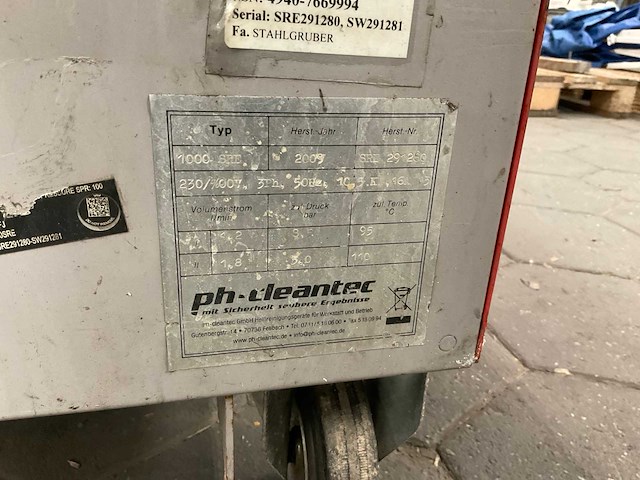 2009 ph-cleaner 1000sre stoomreiniger - afbeelding 8 van  8