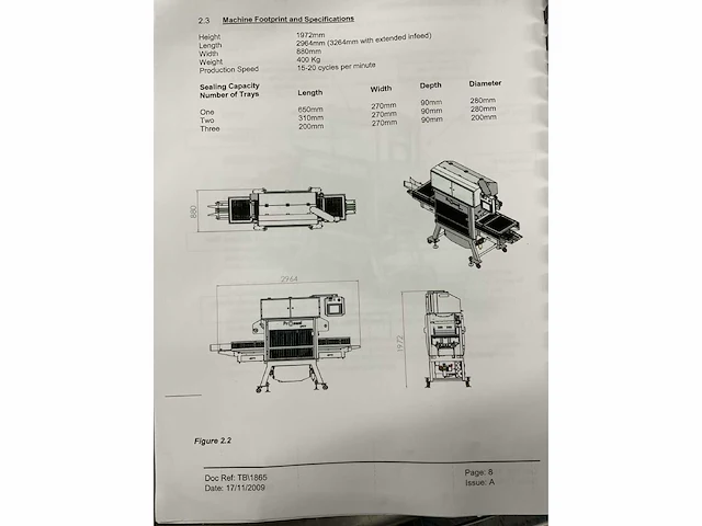2009 proseal gt1 traysealer - afbeelding 8 van  17