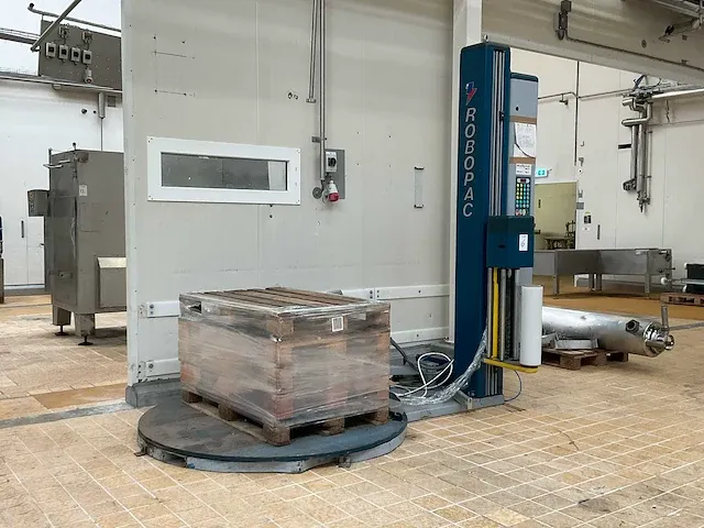 2009 robopac rotoplat lp as 507 p palletfoliewikkelaar - afbeelding 1 van  12