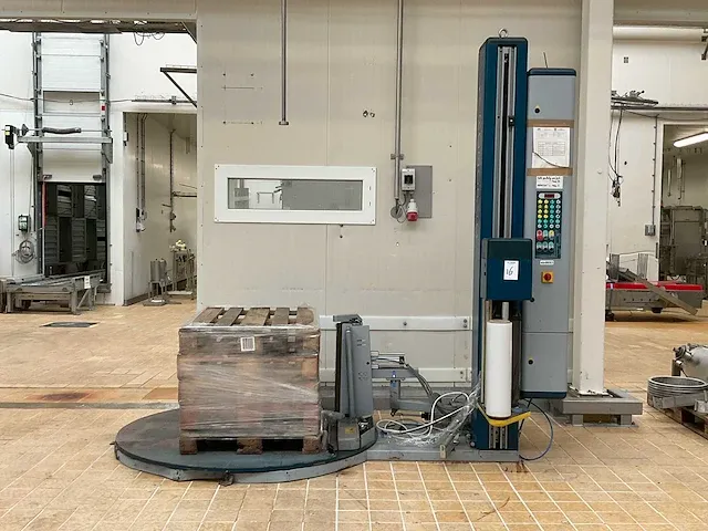 2009 robopac rotoplat lp as 507 p palletfoliewikkelaar - afbeelding 6 van  12