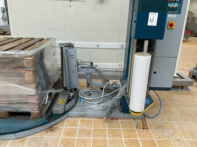 2009 robopac rotoplat lp as 507 p palletfoliewikkelaar - afbeelding 7 van  12