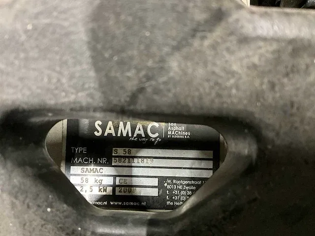 2009 samac s58 trilstamper - afbeelding 5 van  6