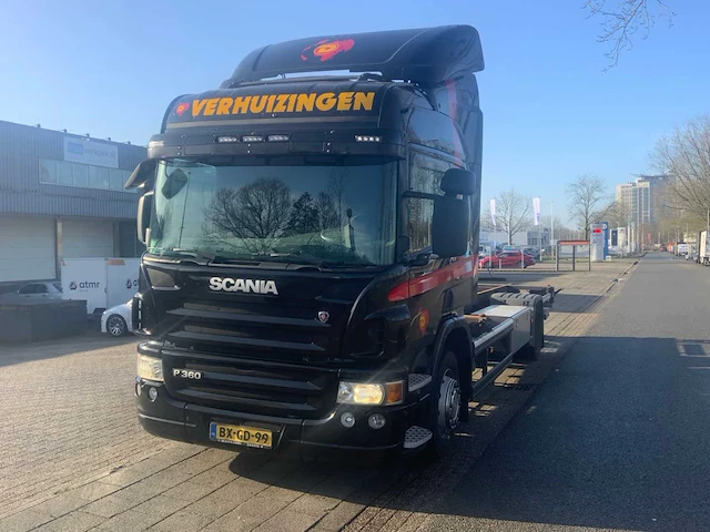 2009 scania p360 b 4x2 vrachtwagen container carrier bx-gd-99 - afbeelding 46 van  48