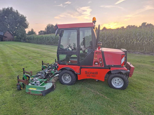 2009 schell sg100 grasmaaier/ machine drager - afbeelding 22 van  26