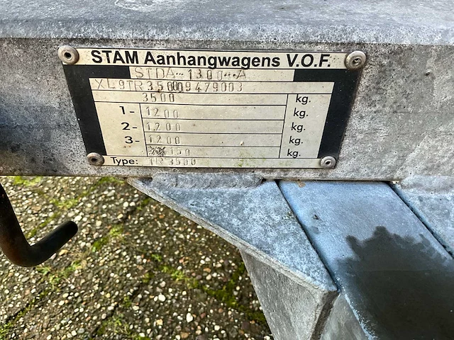 2009 stam tr3500 aanhangwagen - afbeelding 6 van  22