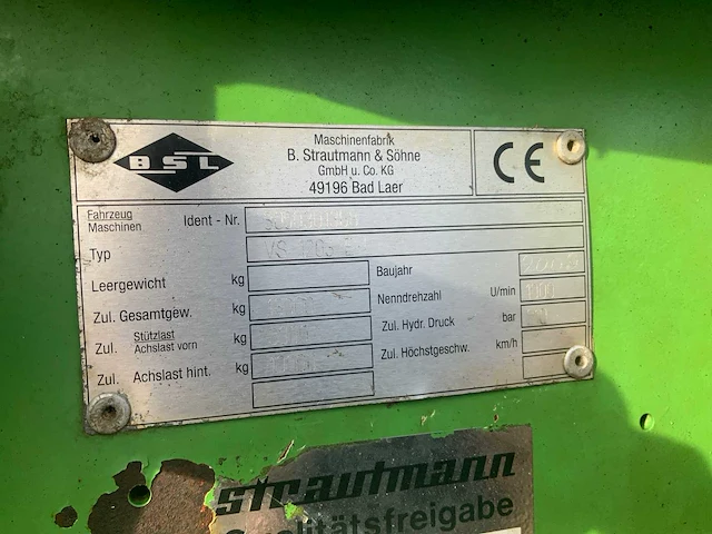 2009 strautmann streublitz vs 1203 e-l stalmest strooier - afbeelding 11 van  40