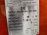 2009 suzumar 360 rubberboot - afbeelding 5 van  5