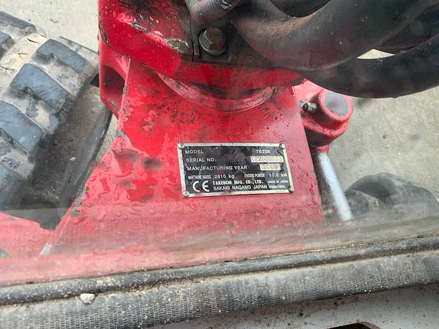 2009 takeuchi tb288 minigraafmachine - afbeelding 18 van  34