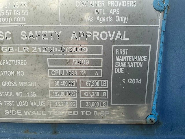 2009 tc-s—0603 geïsoleerde 20ft container - afbeelding 11 van  20