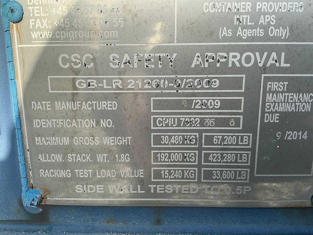 2009 tc-s—0603 geïsoleerde 20ft container - afbeelding 10 van  20