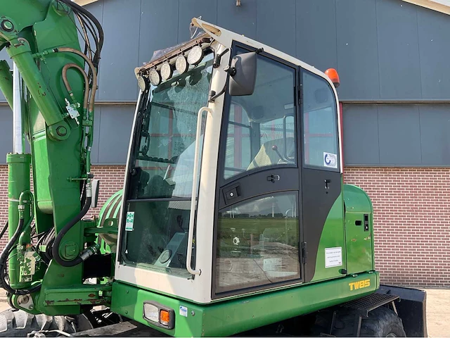 2009 terex tw85 banden graafmachine - afbeelding 3 van  51
