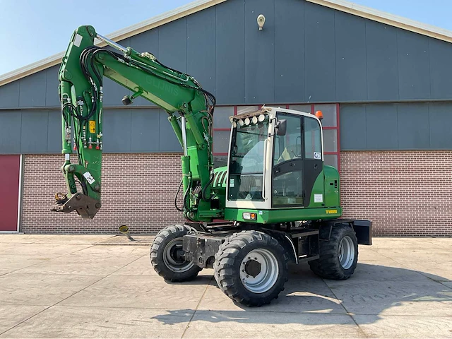 2009 terex tw85 banden graafmachine - afbeelding 1 van  51
