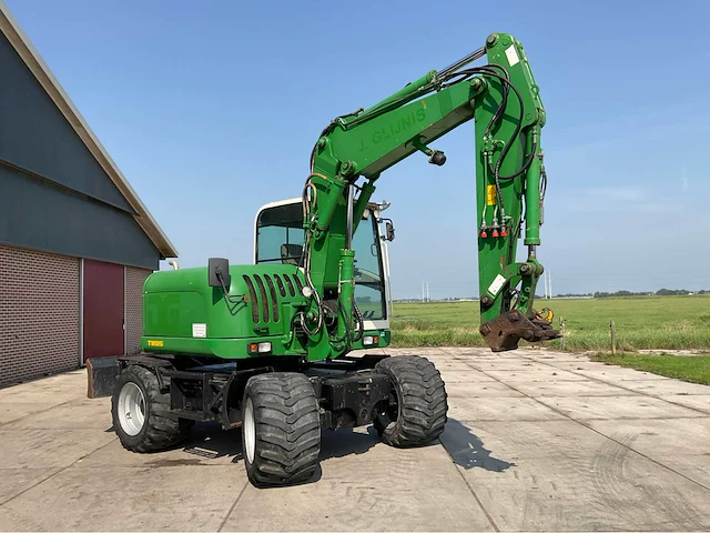 2009 terex tw85 banden graafmachine - afbeelding 12 van  51
