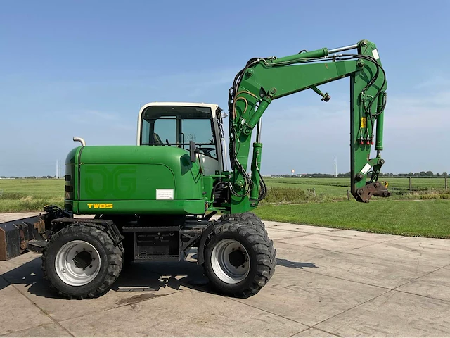 2009 terex tw85 banden graafmachine - afbeelding 48 van  51